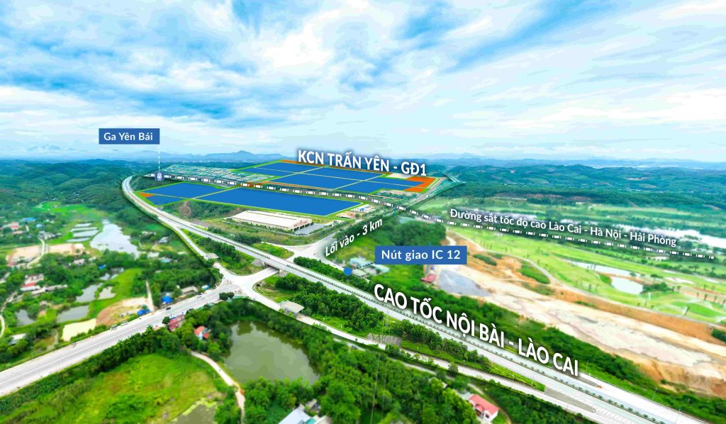 Vị trí chiến lược của KCN Trấn Yên Viglacera tại tỉnh Lào Cai